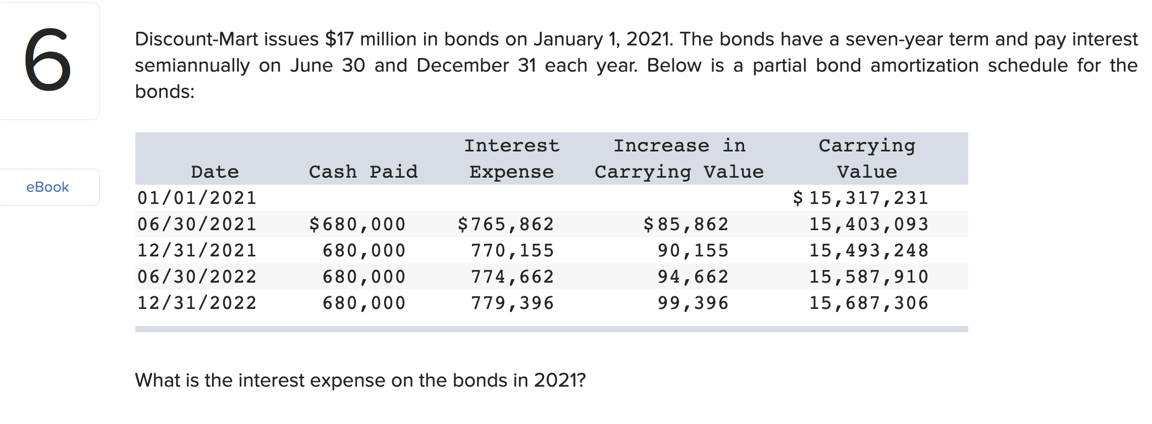 Solved 6 Discount-Mart Issues $17 Million In Bonds On | Chegg.com