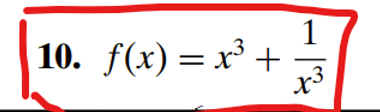 second derivative of x x 3 1 2