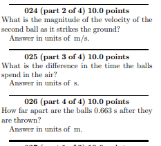 Solved 023 (part 1 of 4 ) 10.0 points Two students are on a | Chegg.com