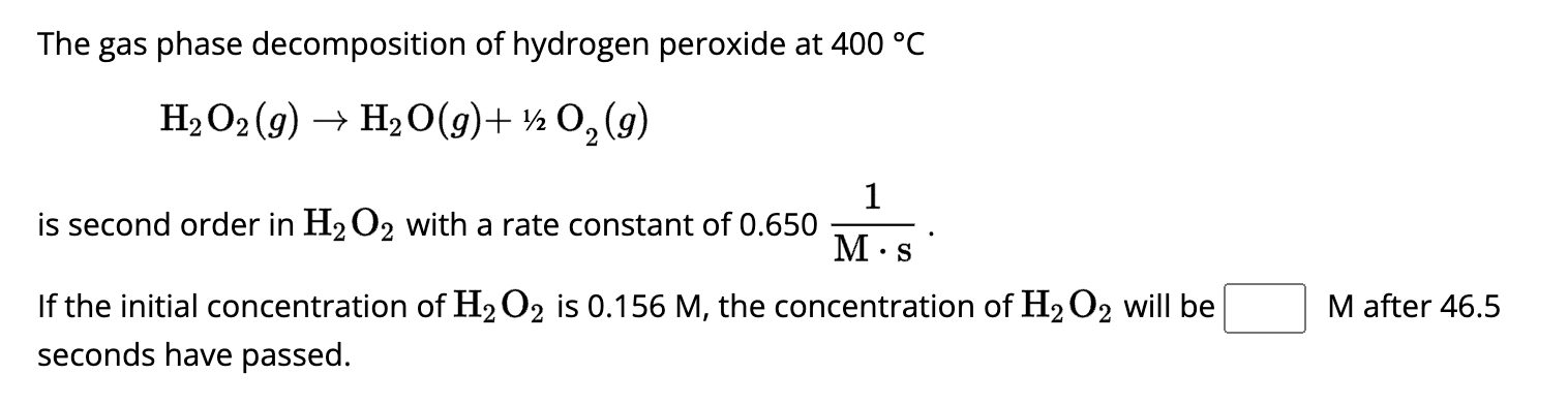 Solved The gas phase decomposition of nitrogen dioxide at | Chegg.com