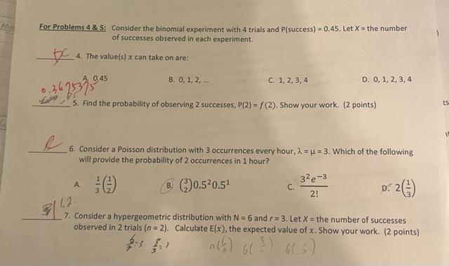 Solved Can you explain #4-7... explain why the other answers | Chegg.com