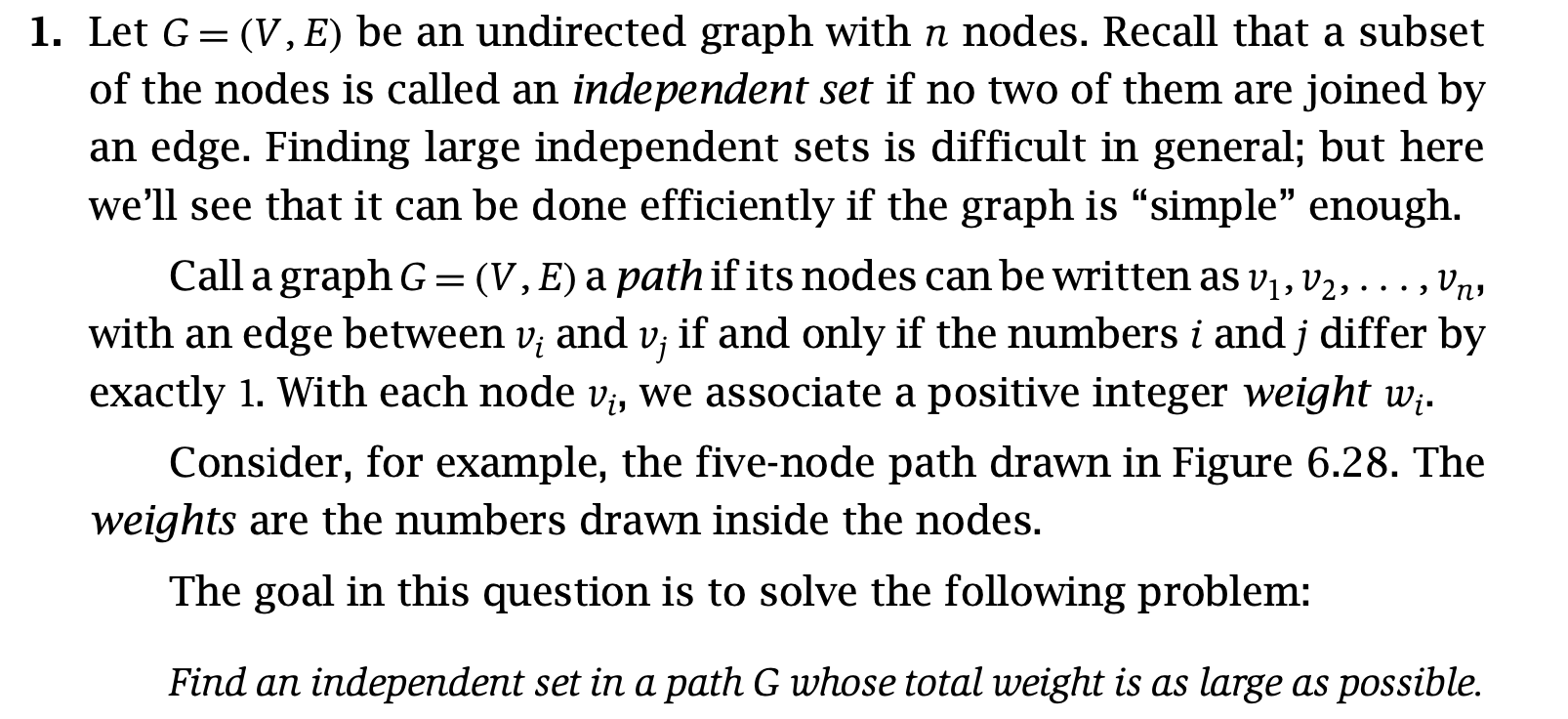 Solved 1. Let G=(V,E) Be An Undirected Graph With N Nodes. | Chegg.com