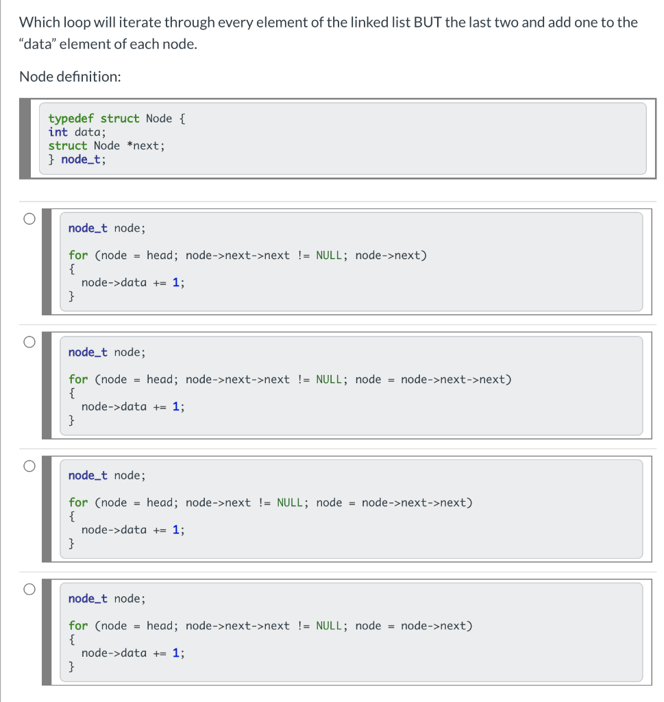 Solved Which of the following code will will have x = 1? X = | Chegg.com