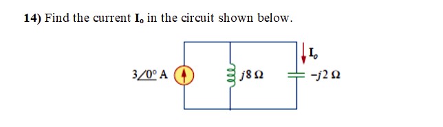 Solved 13) Find The Voltage V0 In The Circuit Shown | Chegg.com