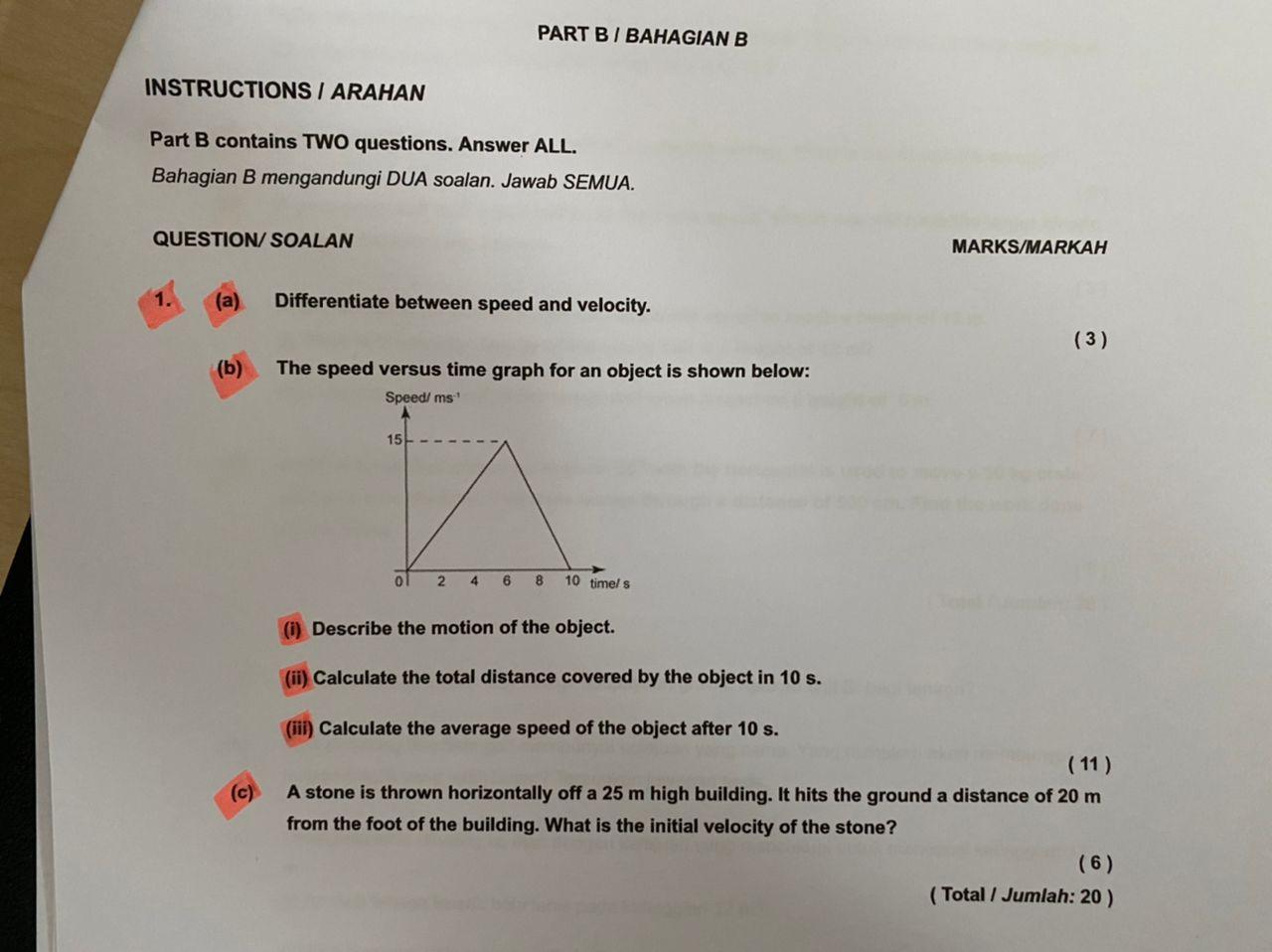 essay bi bahagian b