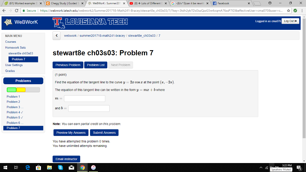 Solved (61) Worked example:D x C Chegg Study Guided x | Chegg.com