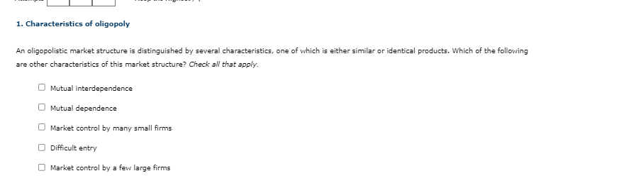 solved-1-characteristics-of-oligopoly-an-oligopolistic-chegg