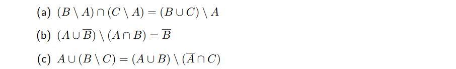 Solved Let A, B, And C Be Sets. Prove Or Disprove (in | Chegg.com