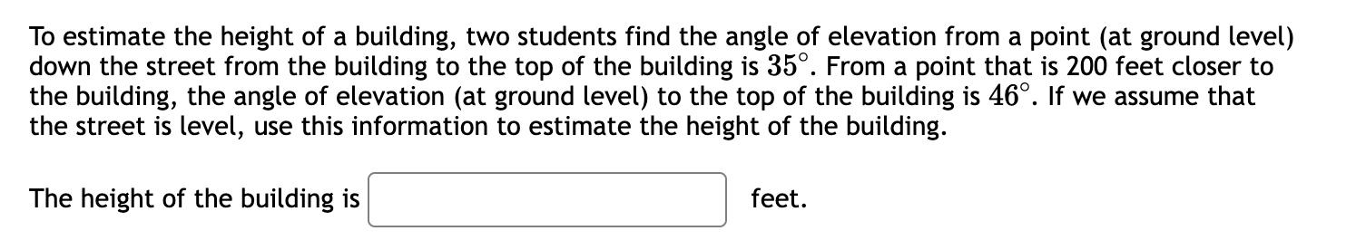 solved-to-estimate-the-height-of-a-building-two-students-chegg