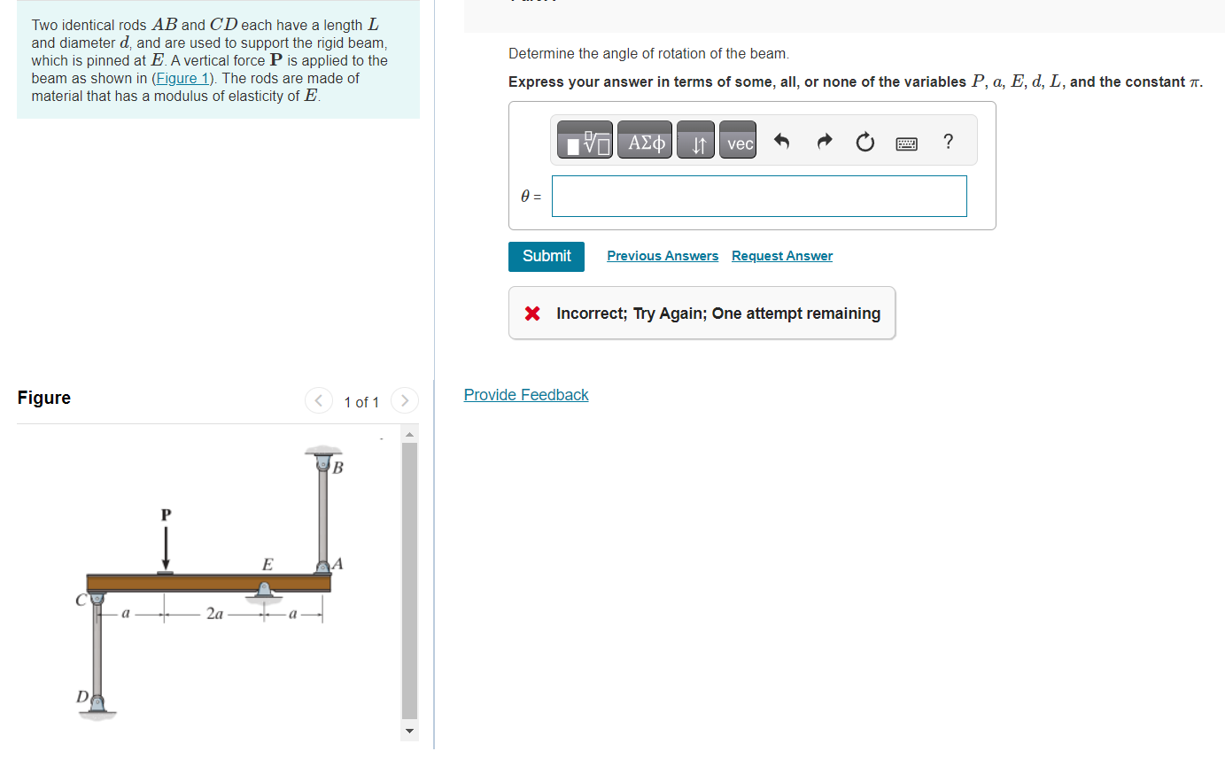 Solved Two identical rods AB and CD each have a length L and | Chegg.com