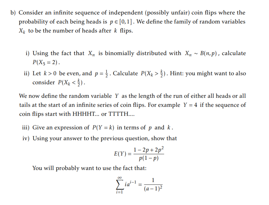 Solved probability and statistics for computer science | Chegg.com