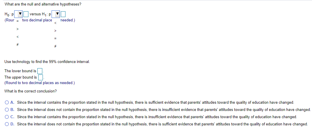 Solved Several years ago, 41 % of parents who had children | Chegg.com