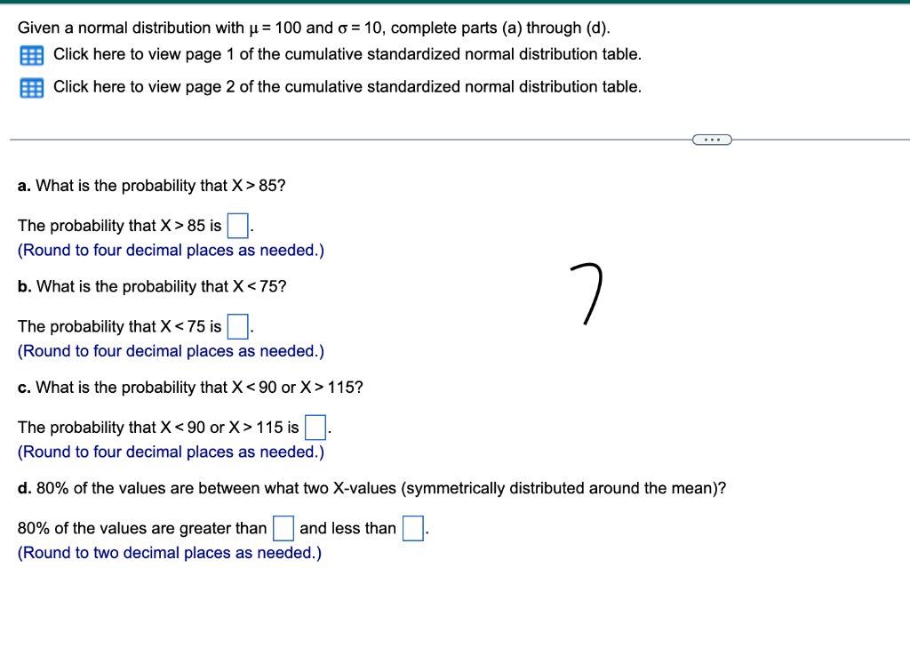 solved-given-a-normal-distribution-with-100-and-10-chegg