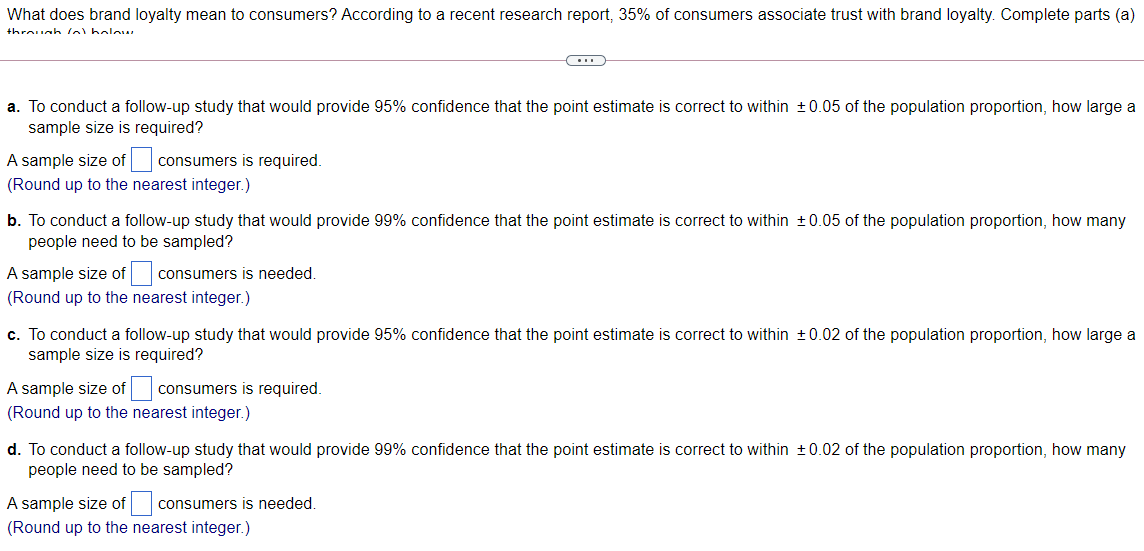 Solved What does brand loyalty mean to consumers? According | Chegg.com