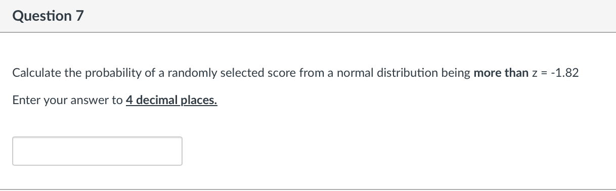 Solved Calculate The Probability Of A Randomly Selected | Chegg.com