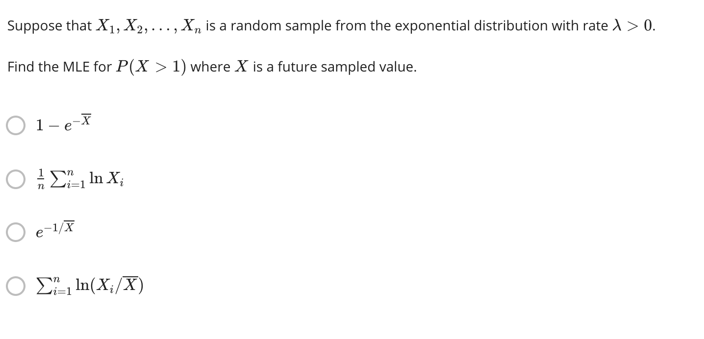 Solved Suppose That X1, X2, ..., Xn Is A Random Sample From | Chegg.com