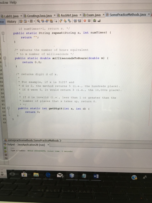 Solved This is for Java solve the comments given below it | Chegg.com