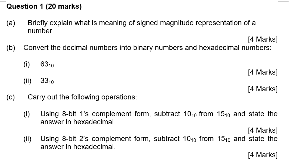 Solved Hi, Kindly help to answer above all question. Write | Chegg.com