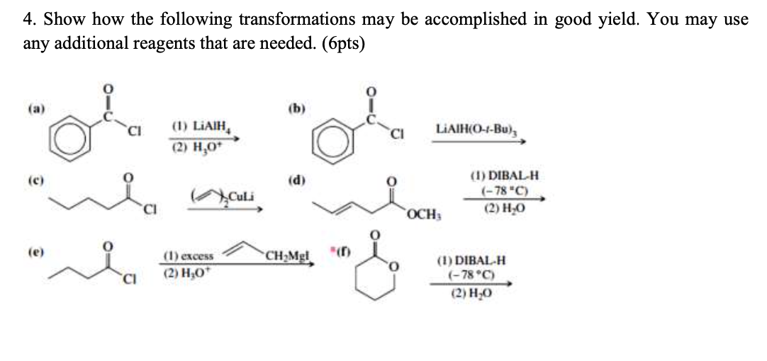 Solved 4. Show how the following transformations may be | Chegg.com