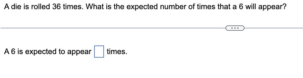 solved-a-die-is-rolled-36-times-what-is-the-expected-number-chegg