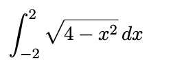 Solved What Is The Integral From -2 To 2 Of The Square Root | Chegg.com