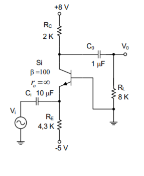 Solved For the transistor used in the display amplifier | Chegg.com