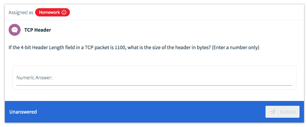 header size of tcp is maximum bytes