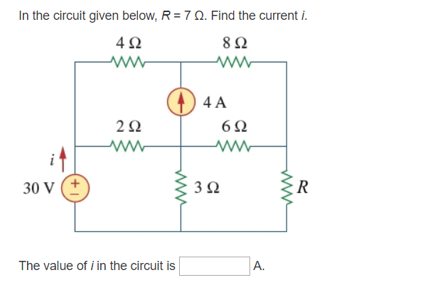 Solved In the circuit given below, R = 16 12. Using mesh | Chegg.com