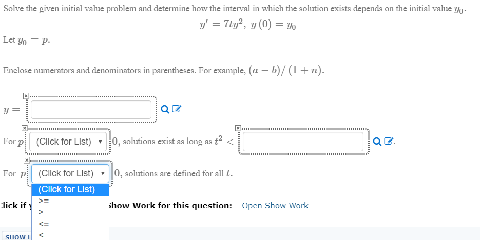 Solved Solve the given initial value problem and determine | Chegg.com