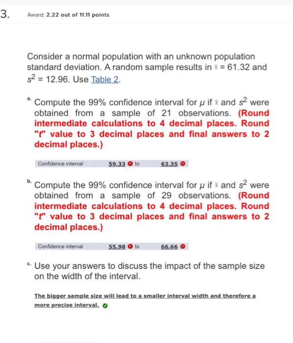 Solved Consider a normal population with an unknown | Chegg.com