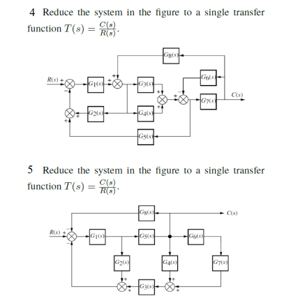 Solved 4 Reduce the system in the figure to a single | Chegg.com