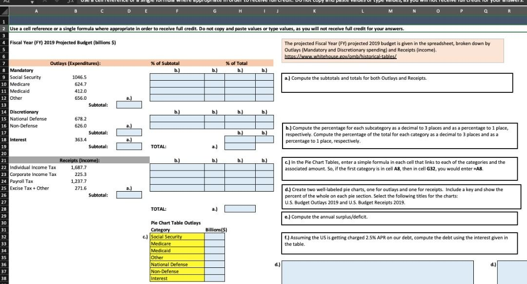 B Budget Project Description: In This Problem, You | Chegg.com