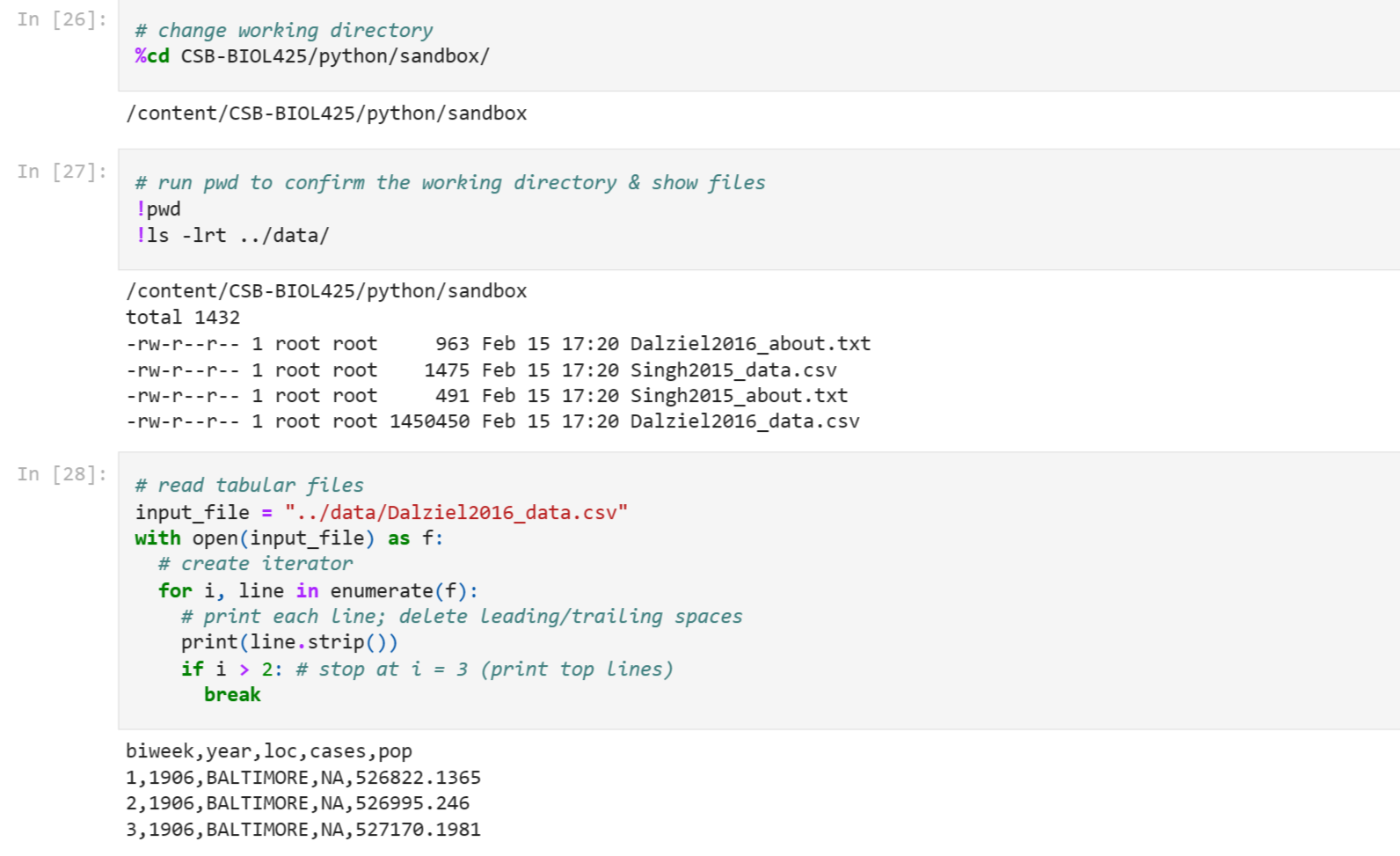 Solved using this code below Skip the "cases" column # read | Chegg.com