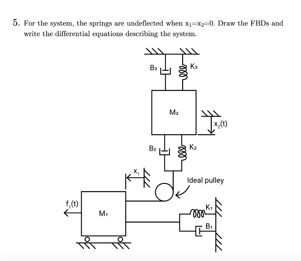 Solved solve for 5 and 6. For the system shown in problem 5, | Chegg.com