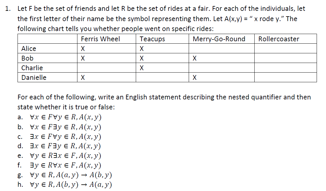 Solved 3 3x E Avy E B P X Y Logically Implies That Vy E Chegg Com