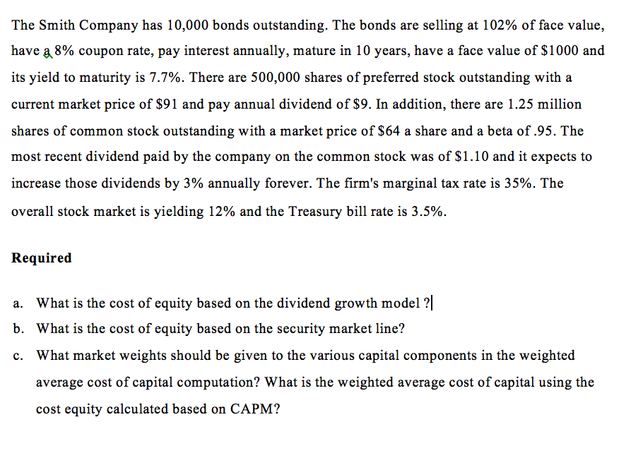 solved-the-smith-company-has-10-000-bonds-outstanding-the-chegg