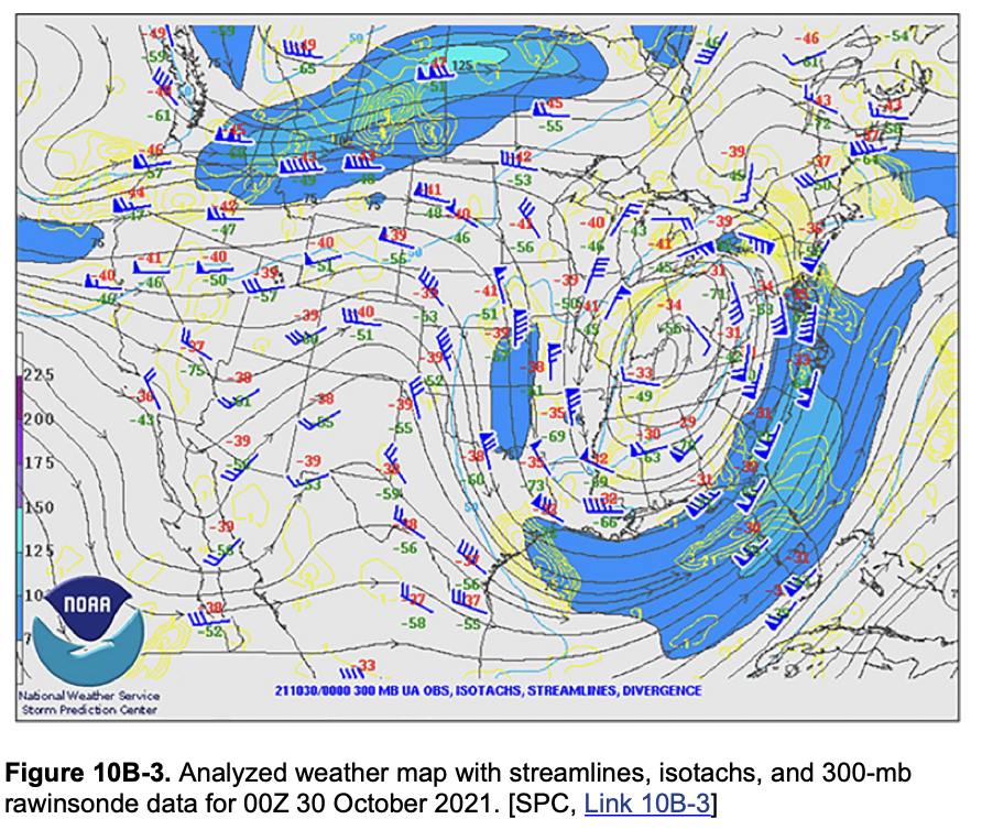 Solved Figure 10B-1. Analyzed surface weather map with | Chegg.com