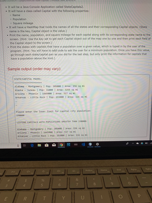 Solved . It will be a Java Console Application called | Chegg.com