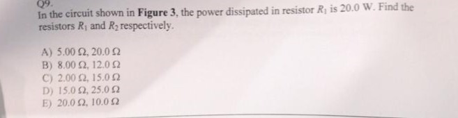 Solved In the circuit shown in Figure 3, the power | Chegg.com