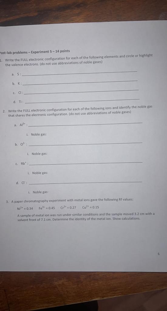 ost-lab problems - Experiment 5 - 14 points Write the | Chegg.com