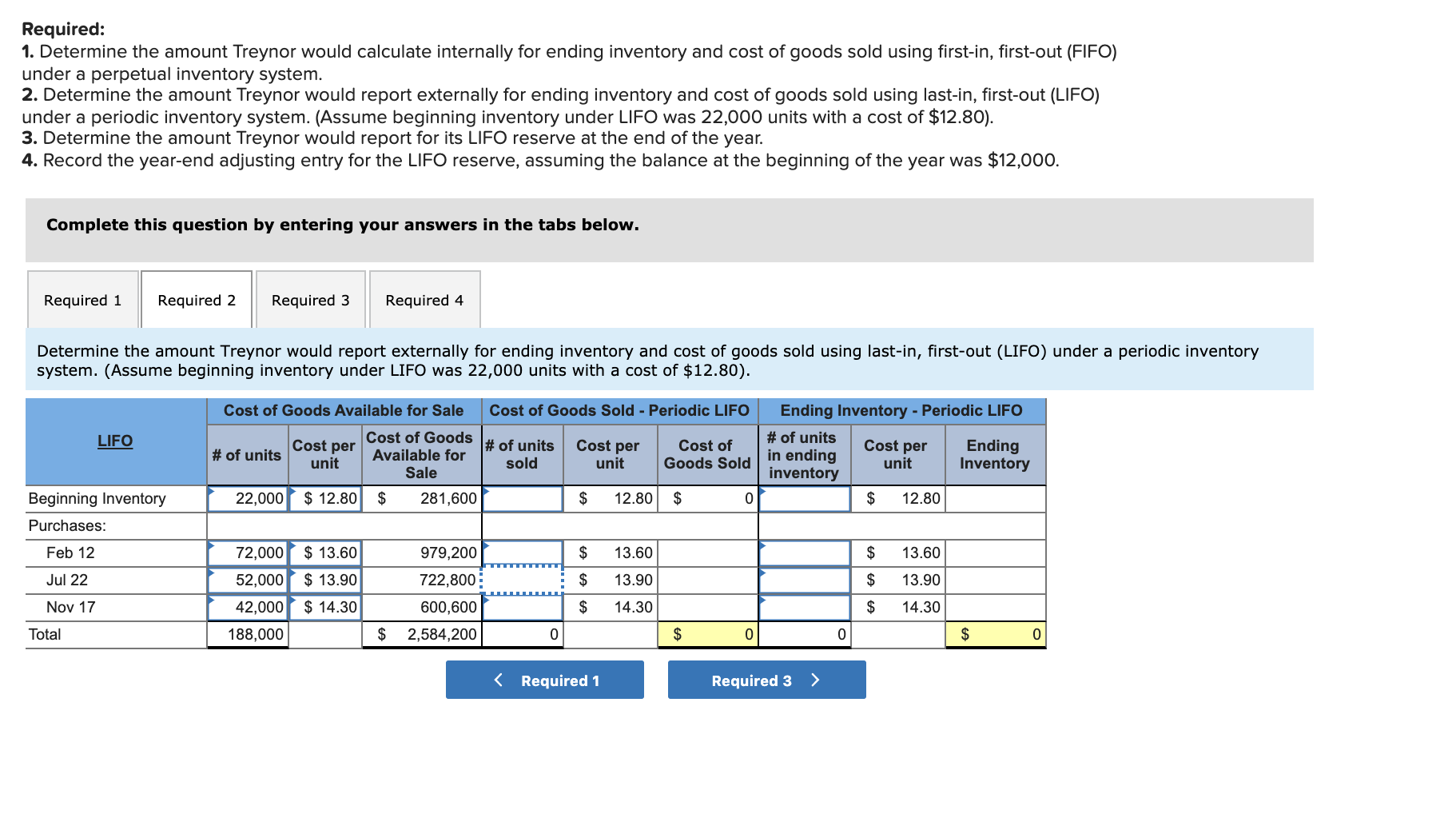 Solved Required: 1. Determine the amount Treynor would | Chegg.com