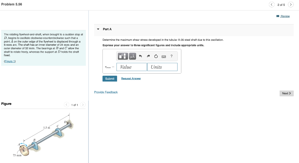 Solved The rotating tlywheet-and-shaft, when brought to a | Chegg.com