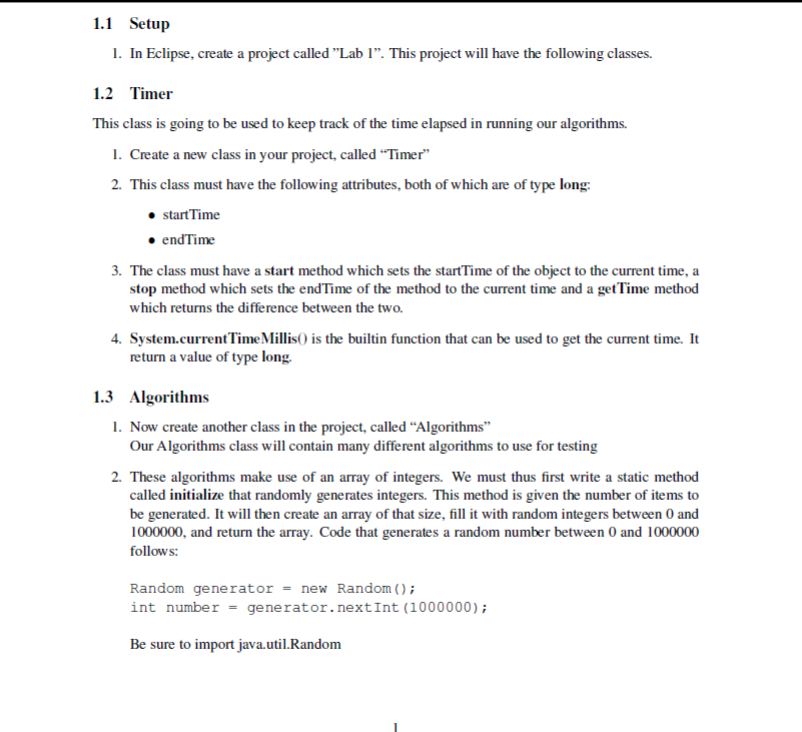 Solved Follow the instructions below, write the code in java | Chegg.com