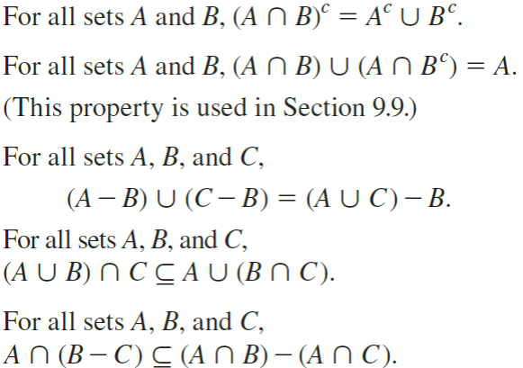 Solved For All Sets A And B A N B A U Bº For All Sets Chegg Com