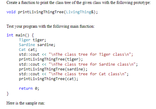 Solved 2) Create a complete one file program (ONE FILE) for | Chegg.com