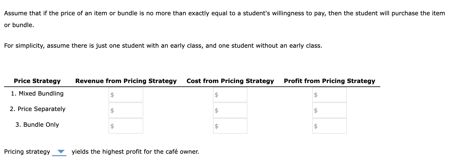 Solved 6. Individual Problems 146 At a student café, there