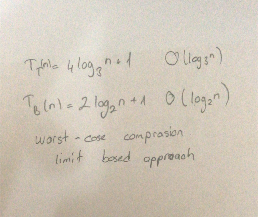 Solved I need to compare Ternary Search and Binary Search | Chegg.com