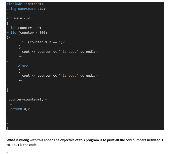 Using namespace std int main cout