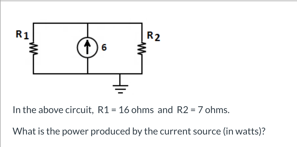 16 ohms to watts