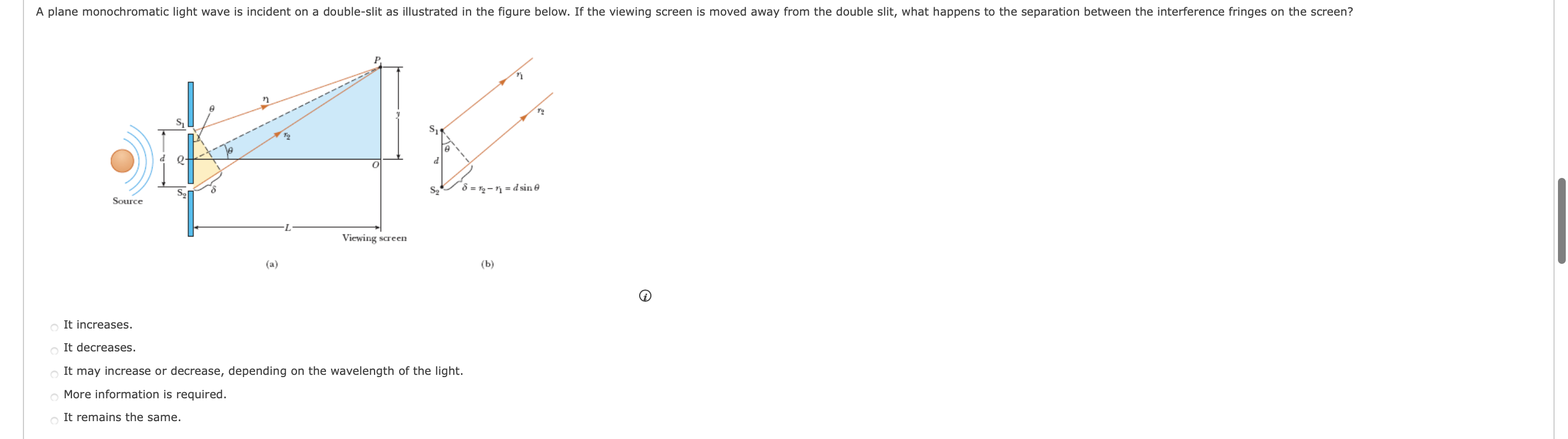 Solved It Increases It Decreases It May Increase Or Chegg